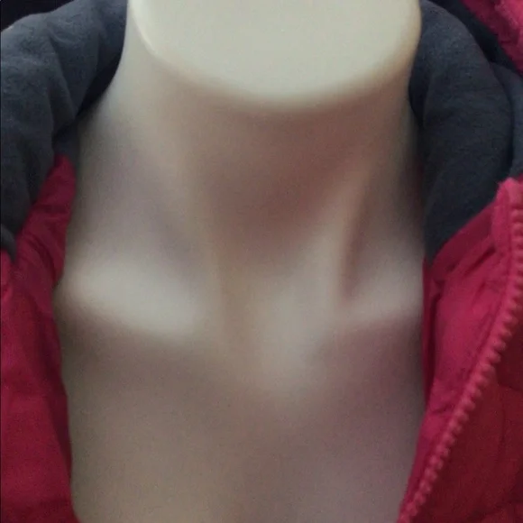 Spider girls hot pink puffer light weight hooded coat